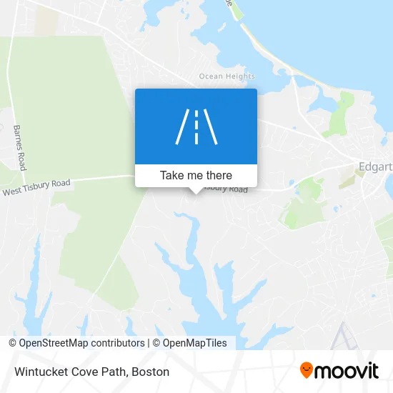 Wintucket Cove Path map