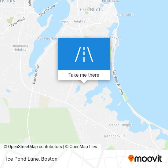 Ice Pond Lane map