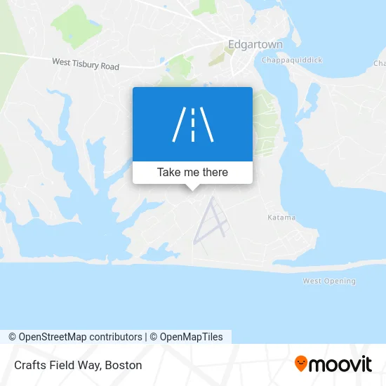 Crafts Field Way map