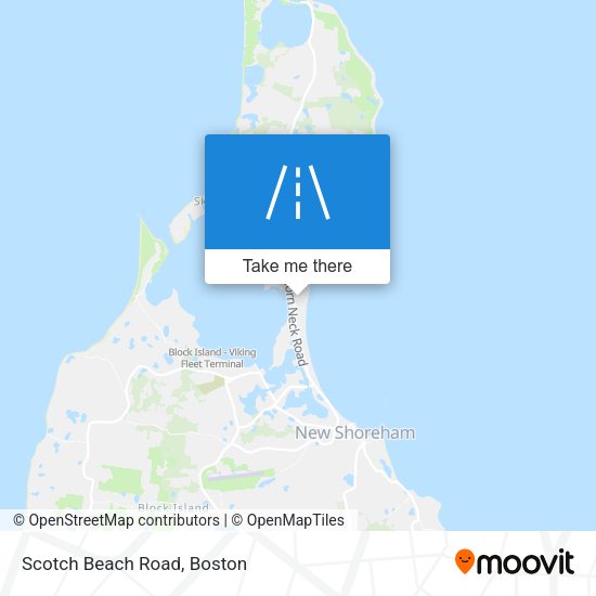 Scotch Beach Road map