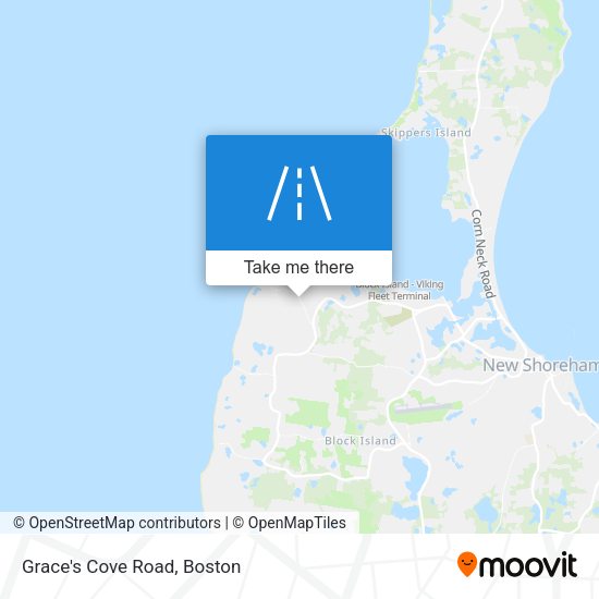 Mapa de Grace's Cove Road