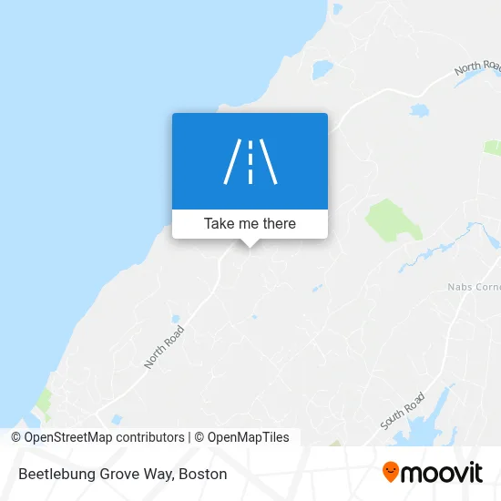 Beetlebung Grove Way map