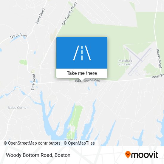 Mapa de Woody Bottom Road