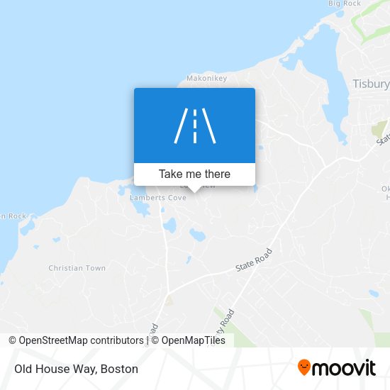 Mapa de Old House Way