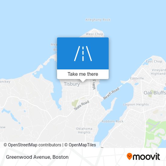 Mapa de Greenwood Avenue