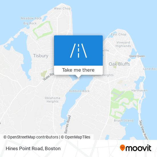 Mapa de Hines Point Road