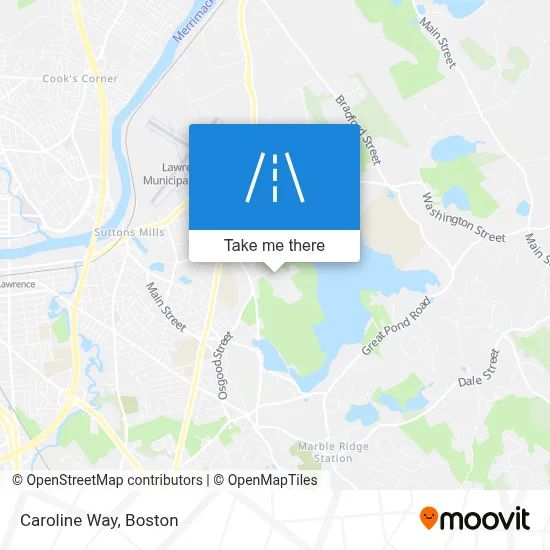 Caroline Way map