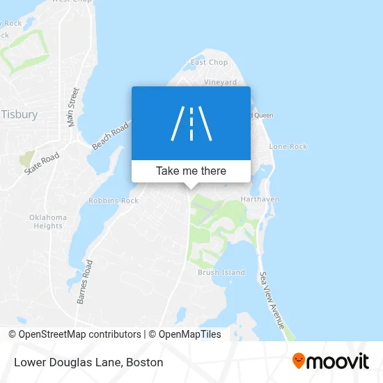 Lower Douglas Lane map