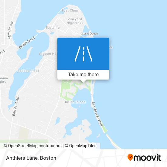 Anthiers Lane map