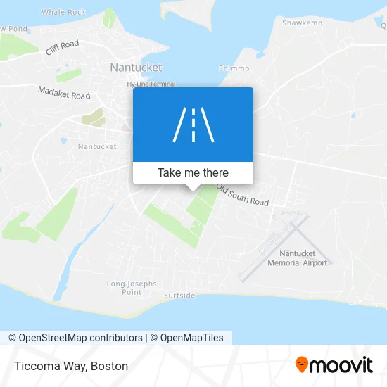 Ticcoma Way map