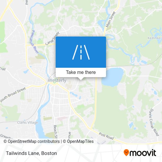 Mapa de Tailwinds Lane
