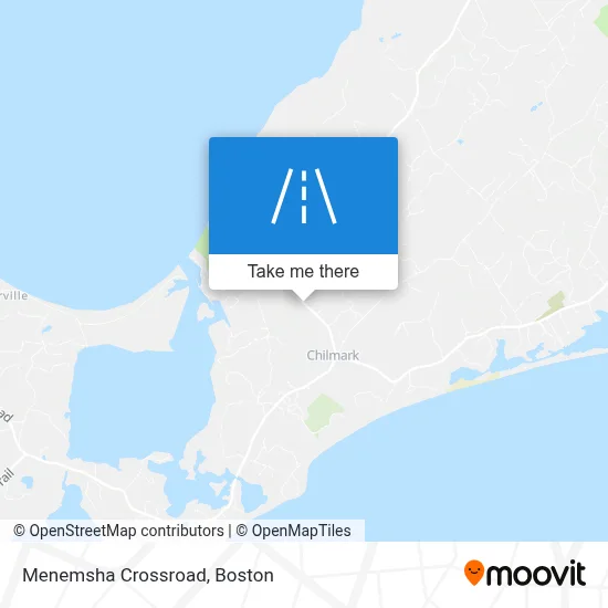 Menemsha Crossroad map