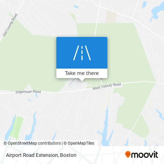 Airport Road Extension map