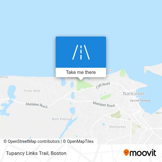 Tupancy Links Trail map