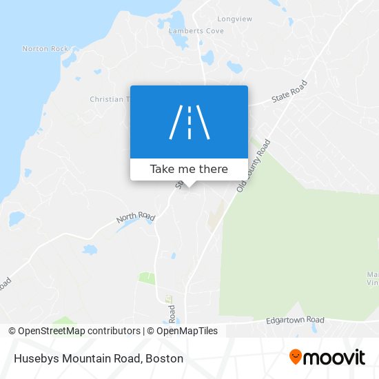 Mapa de Husebys Mountain Road