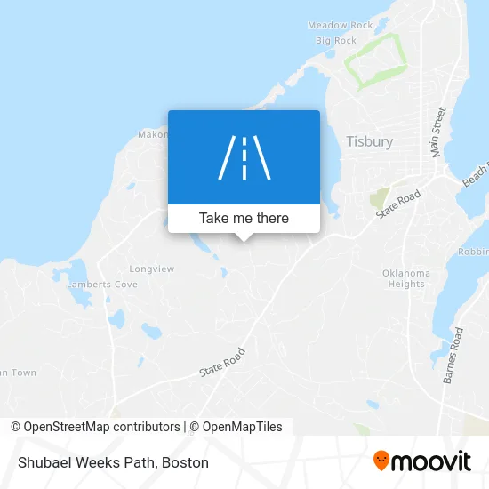 Shubael Weeks Path map