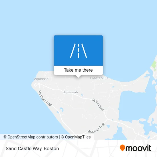 Sand Castle Way map