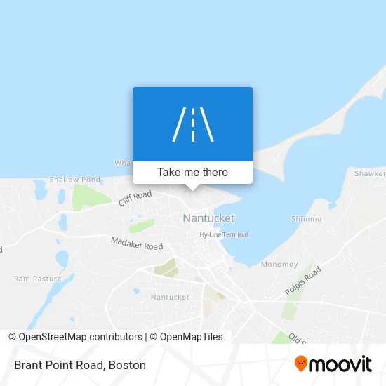 Brant Point Road map