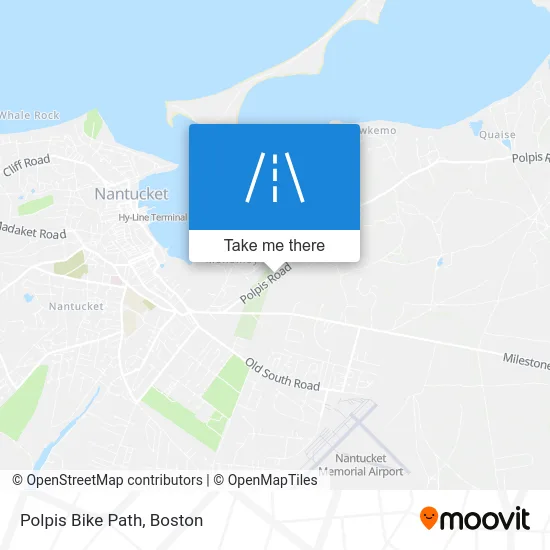 Polpis Bike Path map