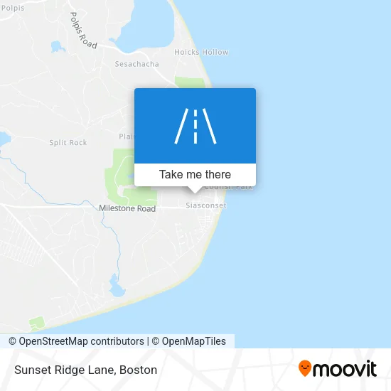 Sunset Ridge Lane map