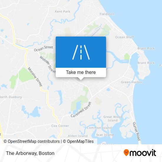 The Arborway map