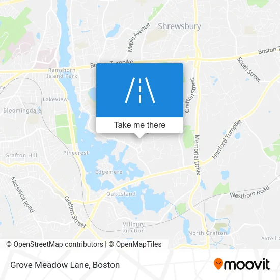 Grove Meadow Lane map