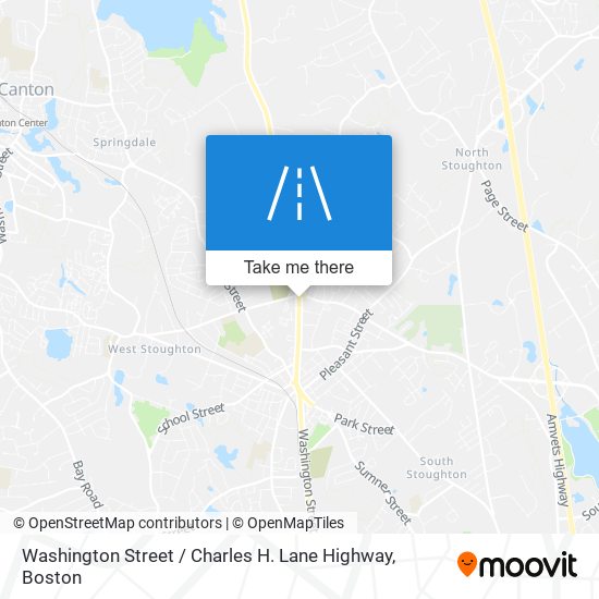 Mapa de Washington Street / Charles H. Lane Highway