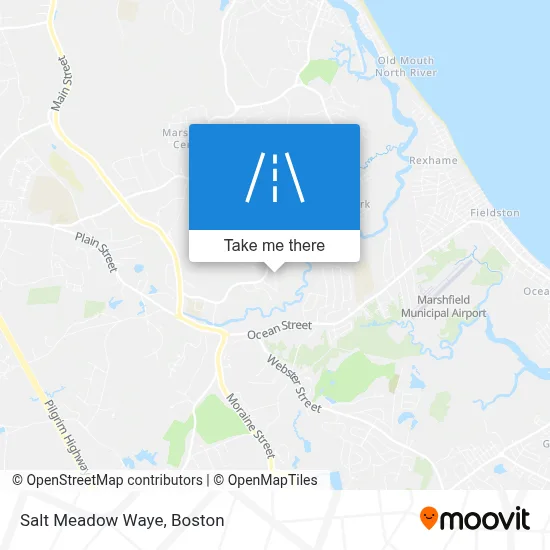 Salt Meadow Waye map