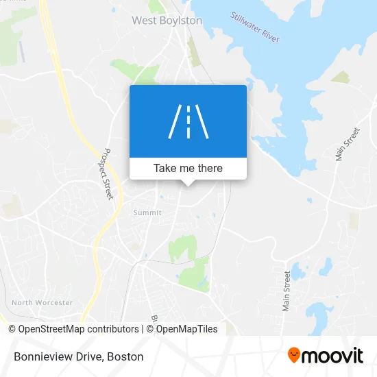 Bonnieview Drive map