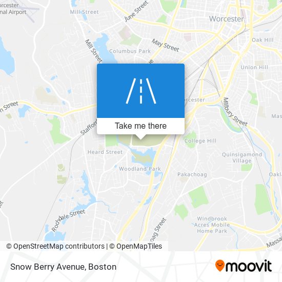 Snow Berry Avenue map