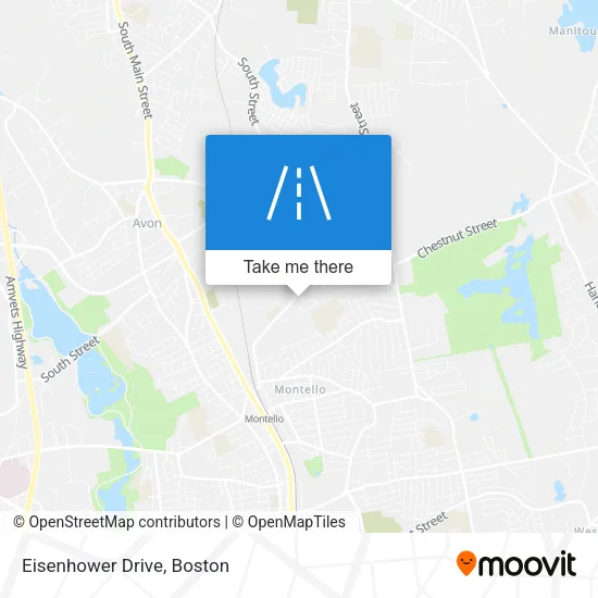 Eisenhower Drive map