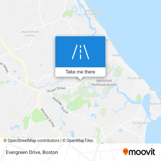 Mapa de Evergreen Drive