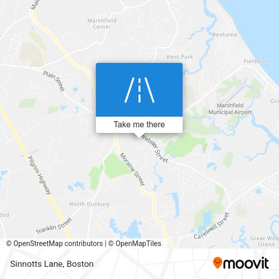 Mapa de Sinnotts Lane