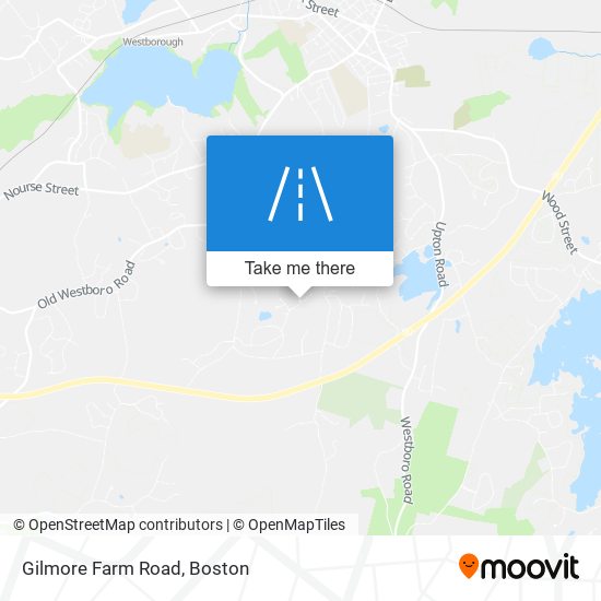 Mapa de Gilmore Farm Road