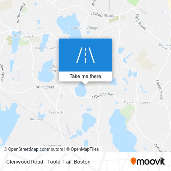 Mapa de Glenwood Road - Toole Trail