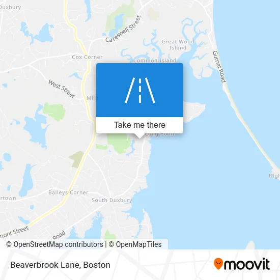 Beaverbrook Lane map