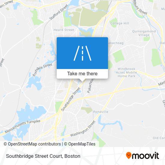 Southbridge Street Court map