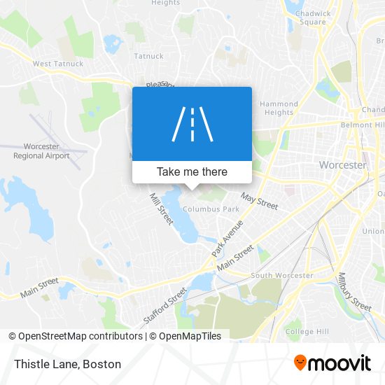 Thistle Lane map