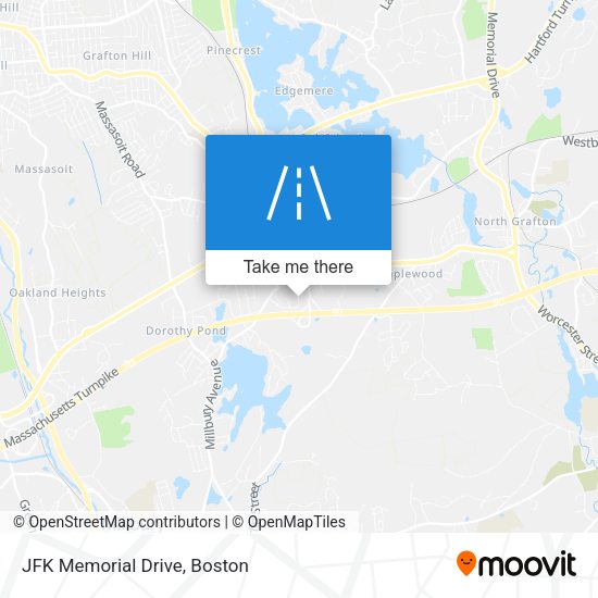Mapa de JFK Memorial Drive