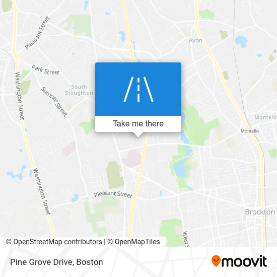 Pine Grove Drive map