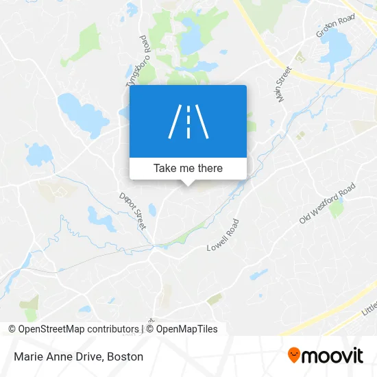 Marie Anne Drive map