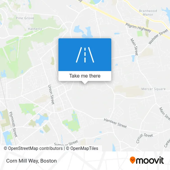 Corn Mill Way map