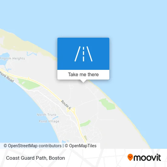 Coast Guard Path map