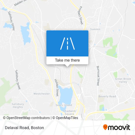 Mapa de Delaval Road