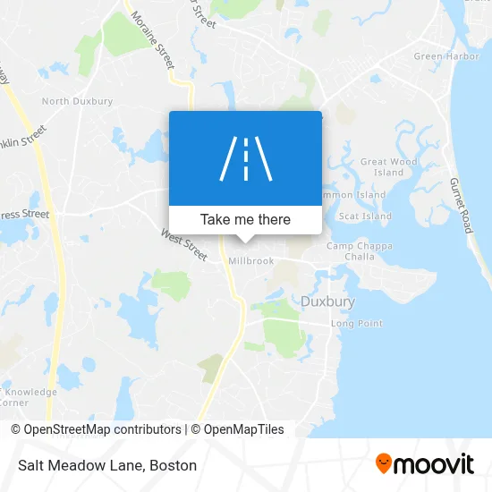 Salt Meadow Lane map