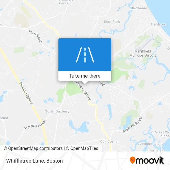 Whiffletree Lane map