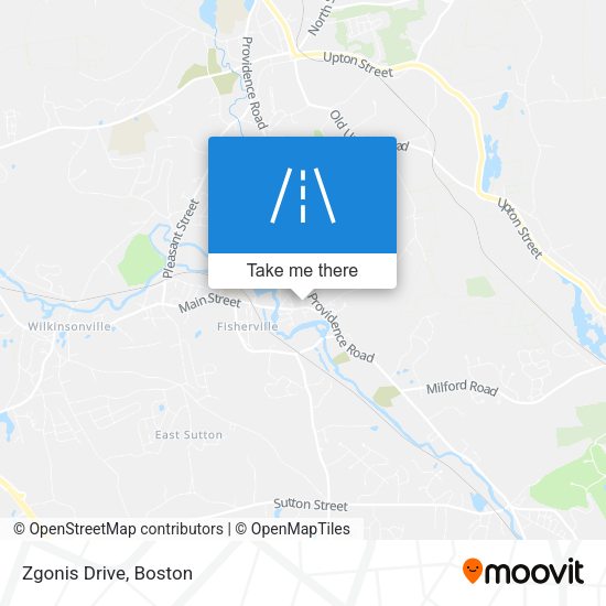 Mapa de Zgonis Drive