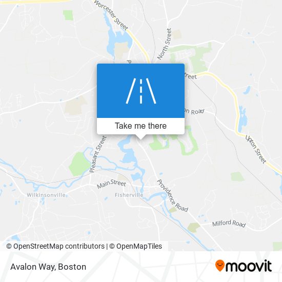 Avalon Way map