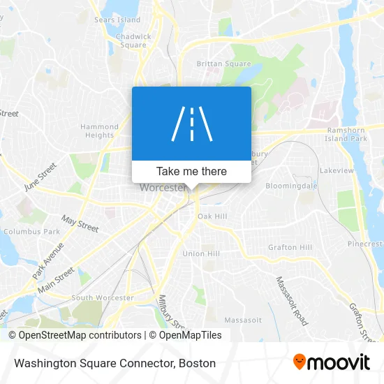 Washington Square Connector map