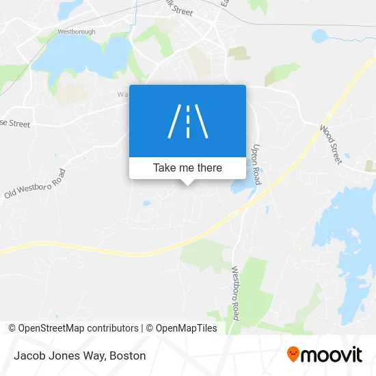 Jacob Jones Way map